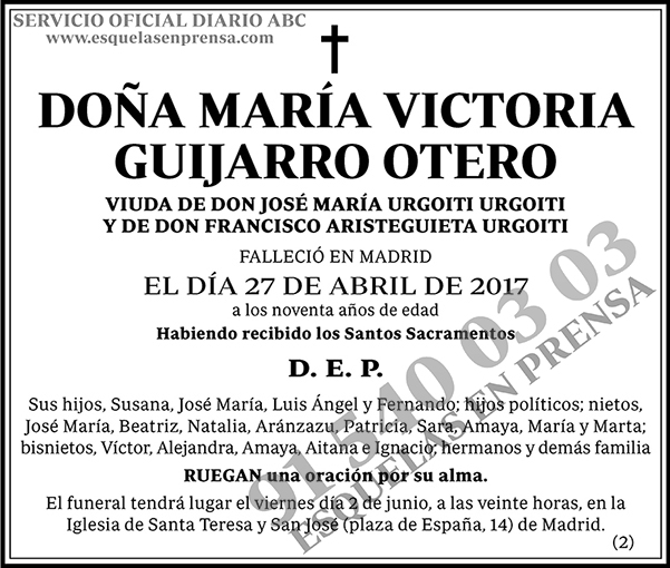 María Victoria Guijarro Otero